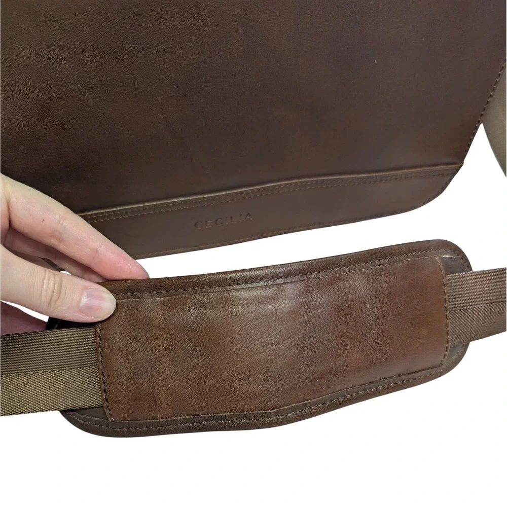 Cecilia Camera Bag Gallery Lambert 12L Messenger Photography Leather Chestnut